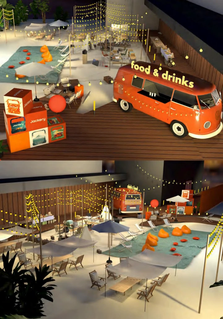 JACKERY：Immersive Glamping concept