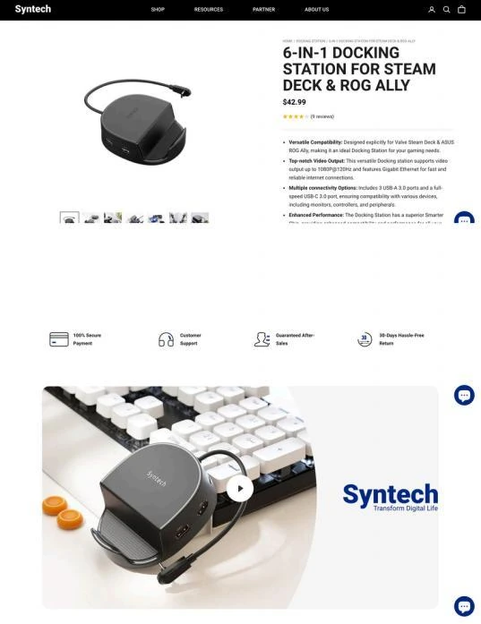 SYNTECH：品牌站负责承接，搜索、社交和邮件各司其职